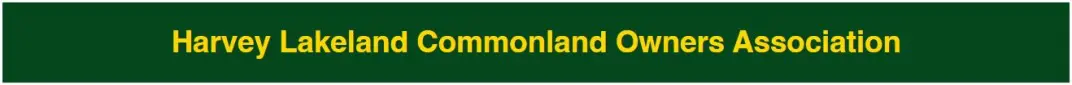 Harvey Lakeland Commonland Owners Association